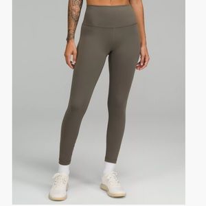 LULULEMON wunder train high rise tights